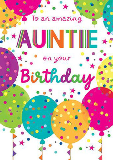 Picture of AUNTIE BIRTHDAY CARD